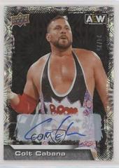 Colt Cabana [Pyro Autograph] Wrestling Cards 2022 Upper Deck AEW Prices