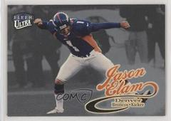 Jason Elam [Platinum Medallion] Football Cards 1999 Ultra Prices