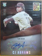 CJ Abrams [Silver] Baseball Cards 2022 Panini Capstone Rookie Autographs Prices