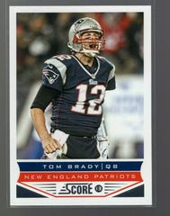 Tom Brady #123 Football Cards 2013 Panini Score Prices