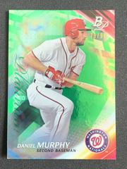 Daniel Murphy [Green] #3 Baseball Cards 2017 Bowman Platinum Prices