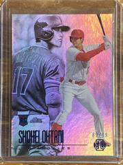 Shohei Ohtani [Trophy Collection Blue] Baseball Cards 2018 Panini Chronicles Illusions Prices