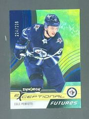 Cole Perfetti [Blue] Hockey Cards 2021 Upper Deck Synergy Exceptional Futures Prices