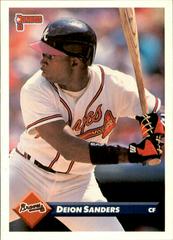 Deion Sanders #158 Baseball Cards 1993 Donruss Prices