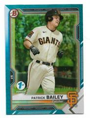 Patrick Bailey [Blue Foil] Baseball Cards 2021 Bowman 1st Edition Prices