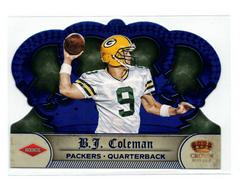 B.J. Coleman [Blue] Football Cards 2012 Panini Crown Royale Prices