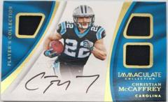 Christian McCaffrey [Patch Autograph] #111 Football Cards 2017 Panini Immaculate Collection Prices