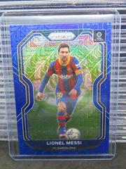 Lionel Messi [Blue Mojo] Soccer Cards 2020 Panini Chronicles Prizm La Liga Prices