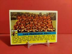 San Francisco 49ers Football Cards 1956 Topps Prices