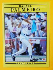 Rafael Palmeiro #295 Baseball Cards 1991 Fleer Prices