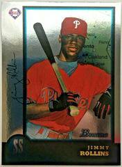 Jimmy Rollins #181 Baseball Cards 1998 Bowman International Prices