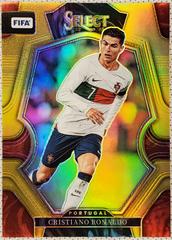 Cristiano Ronaldo [Gold] #165 Soccer Cards 2022 Panini Select FIFA Prices