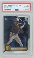 CJ Abrams [X] #12 Baseball Cards 2022 Bowman Chrome Prices