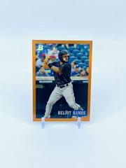 Heliot Ramos [Chrome Prospect Orange] #215 Baseball Cards 2021 Bowman Heritage Prices