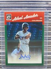 Adael Amador [Green] #1990-AA Baseball Cards 2023 Panini Donruss Optic Retro 1990 Signatures Prices