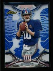 Eli Manning [Blue Refractor] #11 Football Cards 2015 Topps Finest Prices