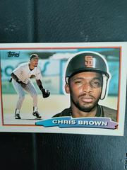 Chris Brown #130 Baseball Cards 1988 Topps Big Prices