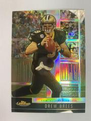 Drew Brees [Black Refractor] #1 Football Cards 2008 Topps Finest Prices