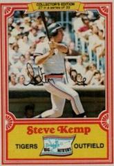 Steve Kemp Baseball Cards 1981 Drake's Prices