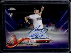 Anthony Banda [Purple Refractor] #RA-AB Baseball Cards 2018 Topps Chrome Rookie Autograph Prices