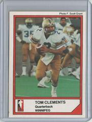 Tom Clements Football Cards 1984 Jogo CFL Prices