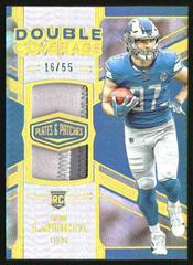 Sam LaPorta [Gold] #DC-15 Football Cards 2023 Panini Plates and Patches Double Coverage Prices