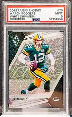 Aaron Rodgers [White Shimmer] #70 Football Cards 2019 Panini Phoenix Prices