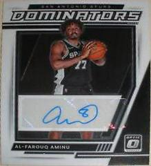 Al Farouq Aminu Basketball Cards 2021 Panini Donruss Optic Dominators Signatures Prices