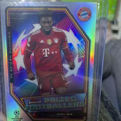 Alphonso Davies Soccer Cards 2021 Topps Finest UEFA Champions League Prized Footballers Prices