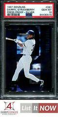Darryl Strawberry [Silver] #261 Baseball Cards 1997 Panini Donruss Press Proof Prices