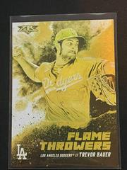 Trevor Bauer [Gold Minted] #FT-3 Baseball Cards 2021 Topps Fire Flame Throwers Prices