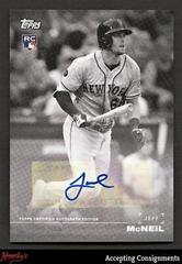 Jeff McNeil [Autograph] #61A Baseball Cards 2019 Topps on Demand Black and White Prices