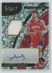 Alperen Sengun [Disco Prizm] Basketball Cards 2021 Panini Select Rookie Jersey Autographs Prices