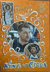 Luka Doncic [Orange] #11 Basketball Cards 2021 Panini Illusions King of Cards Prices