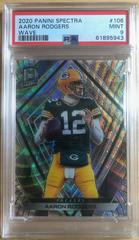 Aaron Rodgers [Wave] #106 Football Cards 2020 Panini Spectra Prices
