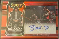 Blair Davenport [Red Prizm] #RA-BDV Wrestling Cards 2022 Panini Select WWE Ringside Action Signatures Prices