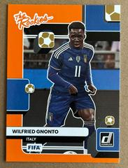 Wilfried Gnonto [Orange] Soccer Cards 2022 Panini Donruss The Rookies Prices