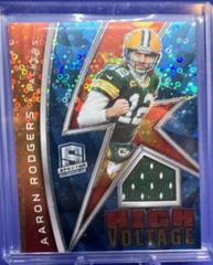 Aaron Rodgers [Neon Blue] #HV-ARO Football Cards 2022 Panini Spectra High Voltage Prices