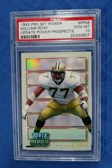 Willie Roaf [Gold] Football Cards 1993 Pro Set Power Update Prospects Prices