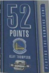 Klay Thompson Basketball Cards 2018 Panini Contenders Optic Playing the Numbers Game Prices