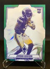 Jordan Addison [Green] #CON-14 Football Cards 2023 Panini Phoenix Contours Prices