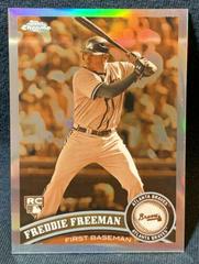 Freddie Freeman [Sepia Refractor] #173 Baseball Cards 2011 Topps Chrome Prices