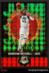 Donovan Mitchell [Green Mosaic] Basketball Cards 2019 Panini Mosaic Jam Masters Prices