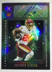 Antonio Gibson [Green] Football Cards 2021 Panini Illusions Limelight Signatures Prices