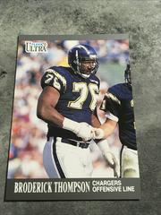 Broderick Thompson #130 Football Cards 1991 Ultra Prices