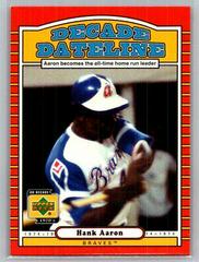 Hank Aaron [Decade Dateline] Baseball Cards 2001 Upper Deck Decade 1970's Prices