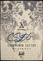 Courtland Sutton [Blue] #RI-COS Football Cards 2018 Panini Luminance Rookie Ink Autographs Prices
