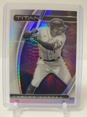 Carlos Correa [Hyper] #21 Baseball Cards 2021 Panini Chronicles Titan Prices