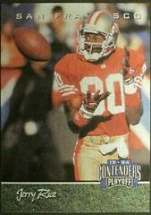 Jerry Rice Football Cards 1994 Playoff Contenders Prices