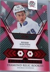 Ross Colton [Ruby Double] #BDR-RC Hockey Cards 2021 Upper Deck Black Diamond Rookie Relic Prices